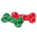Frisco Holiday Naughty & Nice TPR Bone Squeaky Dog Toy, Medium/Large, 2 count