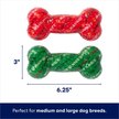 Show in main carousel: Frisco Holiday Naughty & Nice TPR Bone Squeaky Dog Toy, Medium/Large, 2 count slide 2 of 7