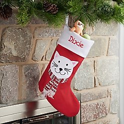 Frisco Christmas Holiday Personalized Cat Stocking slide 2 of 3