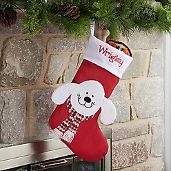Frisco Christmas Holiday Personalized Dog Stocking slide 2 of 3