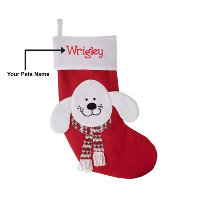 Show full view: Frisco Christmas Holiday Personalized Dog Stocking slide 3 of 4