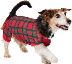 Frisco Holiday Plaid Dog & Cat Jersey PJs, Medium