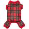Show in main carousel: Frisco Christmas Plaid Dog & Cat Jersey PJs, X-Large slide 3 of 10