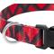 Show in main carousel: Frisco Holiday Plaid Print Polyester Dog Collar, Red, Medium slide 2 of 10