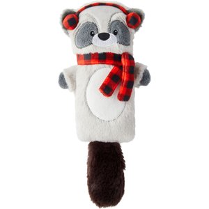 Frisco Holiday Raccoon Kicker Plush Cat Toy with Catnip