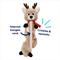 Show in main carousel: Frisco Holiday Reindeer + Holiday Snowman Bungee Plush Squeaky Dog Toy, Small/Medium slide 4 of 9