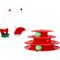 Show in main carousel: Frisco Holiday Santa Hat & Mistletoe Cat Tracks Cat Toy with Catnip slide 4 of 7