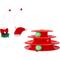 Show in main carousel: Frisco Holiday Santa Hat & Mistletoe Cat Tracks + Holiday Mice Cat Toy with Catnip, 5 count slide 5 of 8