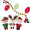 Show in main carousel: Frisco Holiday Santa's Helpers, 3 count, X-Small/Small + Holiday Lights Plush with Rope Squeaky Dog Toy, Medium/Large slide 1 of 8