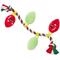 Show in main carousel: Frisco Holiday Santa's Helpers, 3 count, X-Small/Small + Holiday Lights Plush with Rope Squeaky Dog Toy, Medium/Large slide 5 of 8