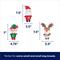 Show in main carousel: Frisco Holiday Santa's Helpers, 3 count, X-Small/Small + Holiday Lights Plush with Rope Squeaky Dog Toy, Medium/Large slide 2 of 8