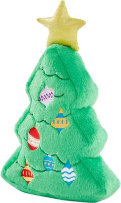 Show full view: Frisco Holiday Santa's Helpers, 3 count, X-Small/Small + Holiday Tree Thin Plush Squeaky Dog Toy, Medium slide 6 of 8