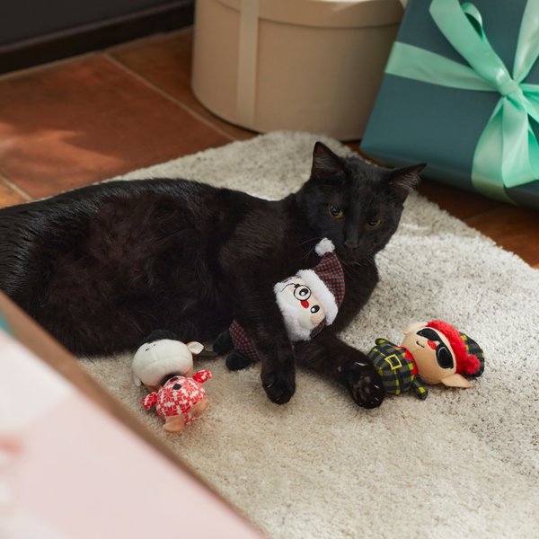Frisco Holiday Candles Plush Cat Toy with Catnip