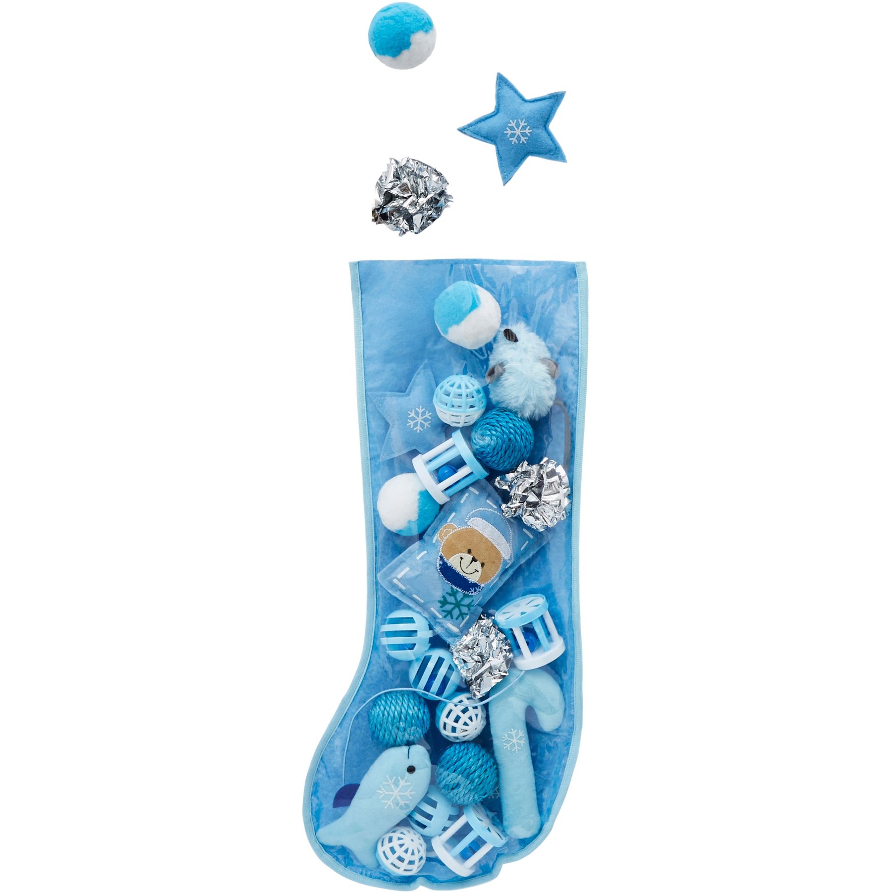 Frisco Holiday Stocking Variety Pack Cat Toy with Catnip, 25 count