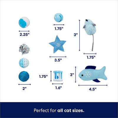 Show full view: Frisco Holiday Stocking Variety Pack Cat Toy with Catnip, 25 count slide 4 of 9