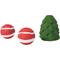 Show in main carousel: Frisco Holiday Tree & Balls Rubber Dog Toy, Medium, 3 count slide 1 of 8