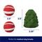 Show in main carousel: Frisco Holiday Tree & Balls Rubber Dog Toy, Medium, 3 count slide 3 of 8