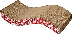 Frisco Holiday Wave Cat Scratcher Toy with Catnip, Snowflakes