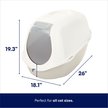 Show in main carousel: Frisco Hooded Cat Litter Box, Gray, 26-in slide 2 of 5