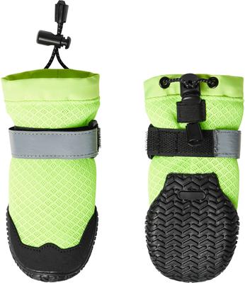 Show full view: Frisco Hot Pavement Dog Boot, Green, Large, 2 count slide 5 of 10