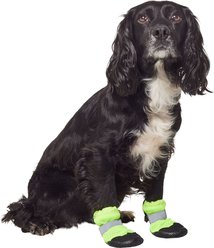 Frisco Hot Pavement Dog Boot, Green, Medium, 2 count