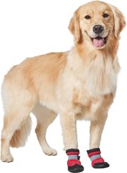 Frisco Hot Pavement Dog Boot, Red, Large, 2 count