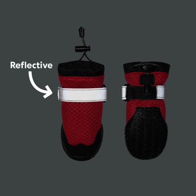 Show full view: Frisco Hot Pavement Dog Boot, Red, X-Large, 2 count slide 7 of 11