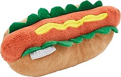 Frisco Hotdog Plush Squeaky Dog Toy, Small/Medium