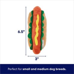 Frisco Hotdog Plush Squeaky Dog Toy, Small/Medium slide 2 of 6