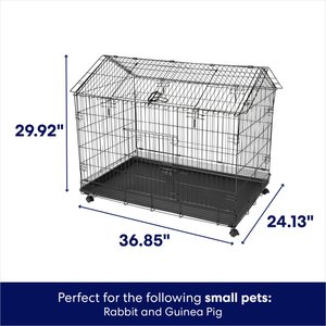 Frisco House Shaped  Small Pet Wire Cage, 36-in