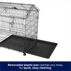 Frisco House Shaped  Small Pet Wire Cage, 36-in