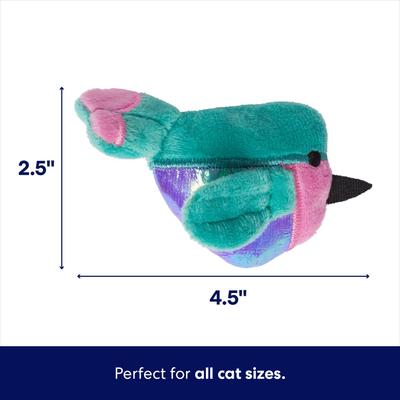 Show full view: Frisco Hummingbird Chirping Sound Electronic Plush Cat Toy with Catnip slide 2 of 8