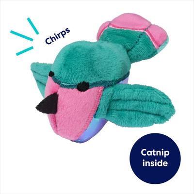Show full view: Frisco Hummingbird Chirping Sound Electronic Plush Cat Toy with Catnip slide 3 of 8