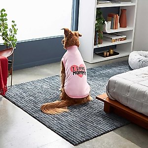 Frisco I Love Mommy Dog & Cat T-Shirt, Pink, Small