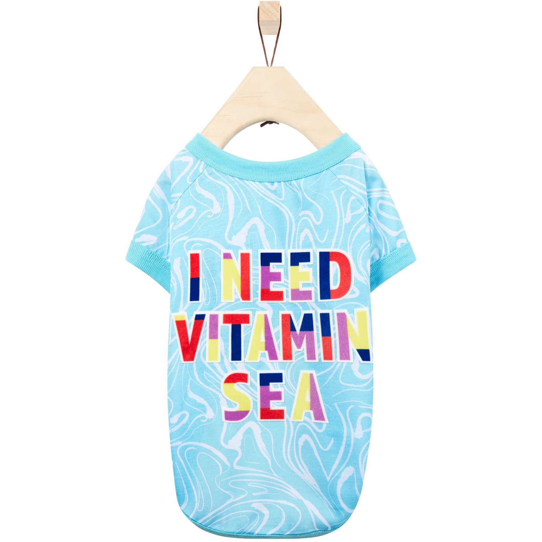 Frisco I Need Vitamin Sea Dog & Cat T-Shirt, XXX-Large