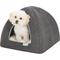 Show in main carousel: Frisco Igloo Covered Cat & Dog Bed, Gray slide 7 of 9