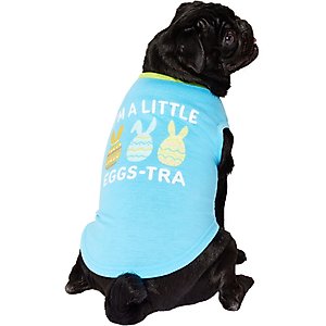 Frisco I'm a Little Eggs-tra Dog & Cat T-Shirt, Medium