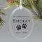 Show in main carousel: Frisco Christmas "In Loving Memory" Paw Glass Personalized Ornament slide 6 of 8