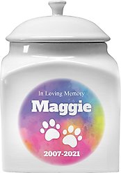 Frisco "In Loving Memory" Paw Print Personalized Urn