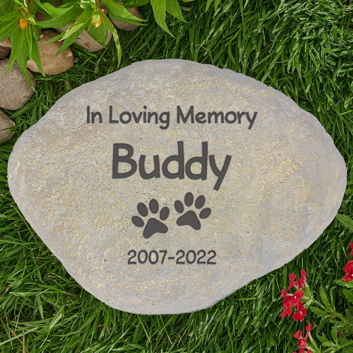 Frisco "In Loving Memory" Personalized Garden Stone