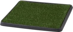Frisco Indoor Dog Grass Potty Pad with Tray, 20 x 20-in