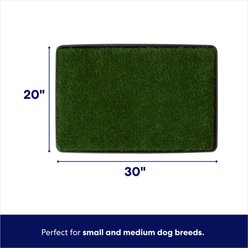 Frisco Indoor Dog Grass Potty Pad with Tray, 30 x 20-in slide 2 of 4