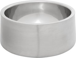 Frisco Insulated Non-Skid Flair Stainless Steel Dog & Cat Bowl, Medium: 6 cup, 1 count