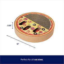 Frisco Interactive Maze & Scratch Cardboard Cat Toy with Catnip, Pizza slide 2 of 6