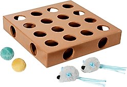Frisco Interactive Wooden Maze Cat Toy Box with Catnip