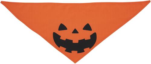 Show full view: Frisco Jack O' Lantern Pumpkin Dog & Cat Bandana Costume, Fall Orange, Medium/Large slide 3 of 7