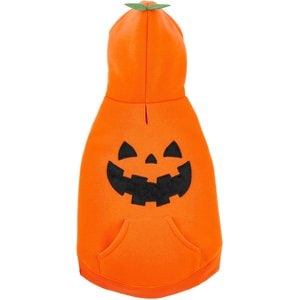 Frisco Jack O' Lantern Pumpkin Dog & Cat Hoodie Costume, Medium
