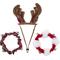 Show in main carousel: Frisco Jingle Bells Holiday Collar with Bells + Holiday Antler Headband & Bell Collar Dog & Cat Costume, X-Small/Small slide 1 of 9