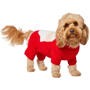 Frisco Jolly Santa Dog & Cat Snuggle Up PJs, Medium