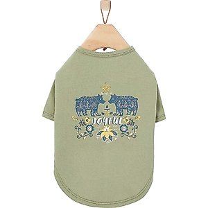 Frisco Joyful Hygge-Inspired Dog & Cat T-shirt, X-Large